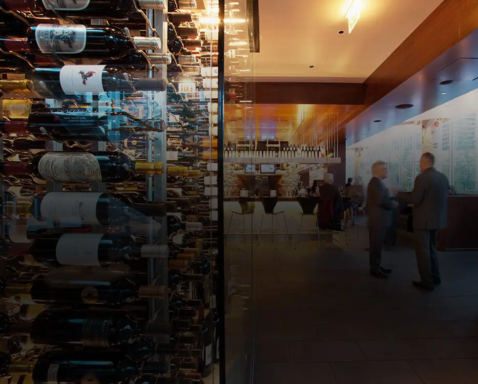 San Diego Commercial Wine Cellar Displays VintageView Metal Racking